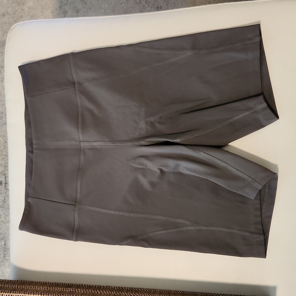 Girlfriend Collective Olive Green Compressive Bike Shorts